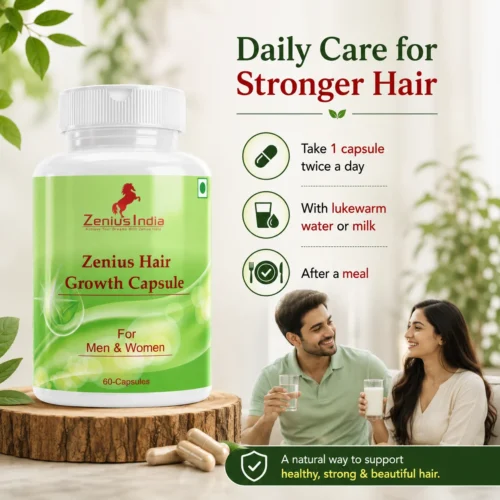 Use Image 1 Zenius Hair growth capsule