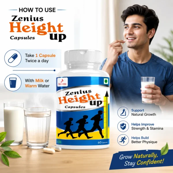 Use Image 1 Zenius Height Up Capsule