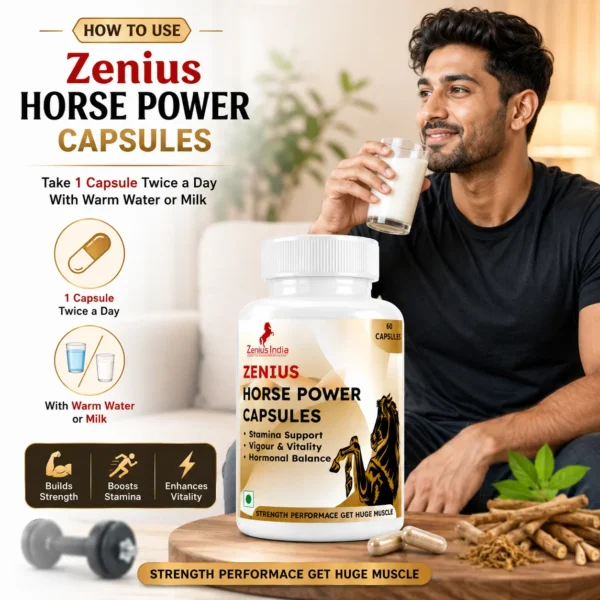 Use Image 1 Zenius Horse Power Capsule