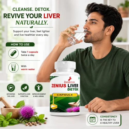 Use Image 1 Zenius Liver Detox Capsule