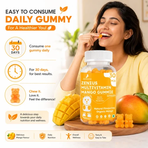 Use Image 1 Zenius Multivitamin Mango Gummies