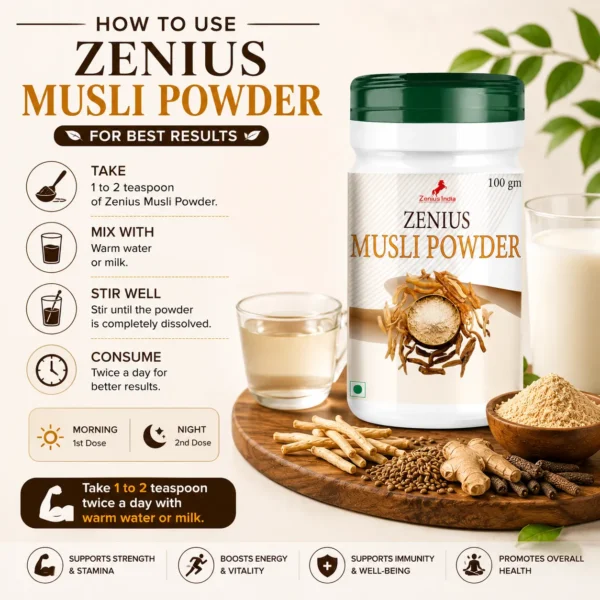 Use Image 1 Zenius Musli Powder