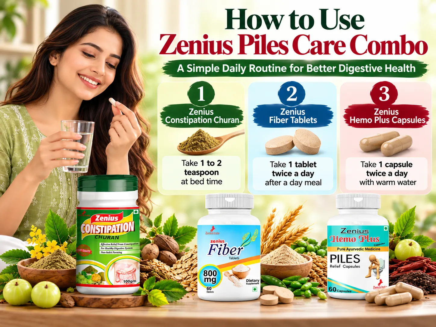 Zenius Digestive Health Care Routine Zenius India