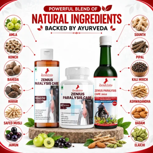 Ingredients Image Zenius Paralysis Care Combo Kit for Muscle & Joint Support