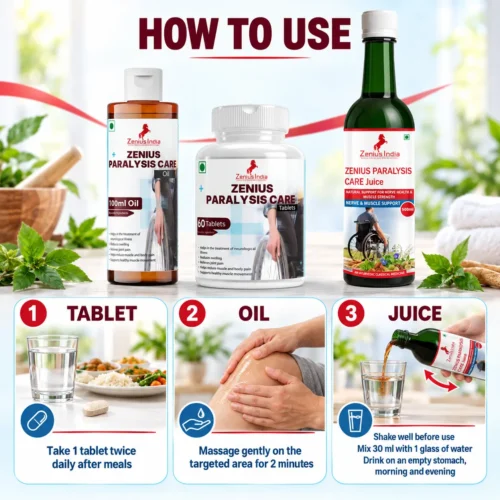 Use Image Zenius Paralysis Care Combo Kit for Muscle & Joint Support